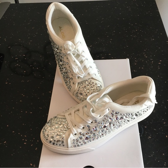 Aldo Zellina Rhinestone Tennis Shoes - Picture 2 of 8